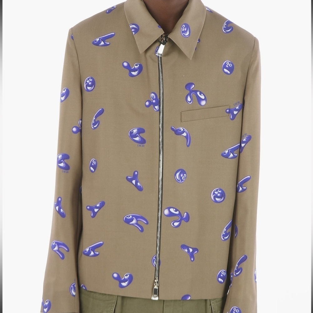 Dior X Kenny Scharf Zipped Jacket 'Beige' - Picture 5 of 6